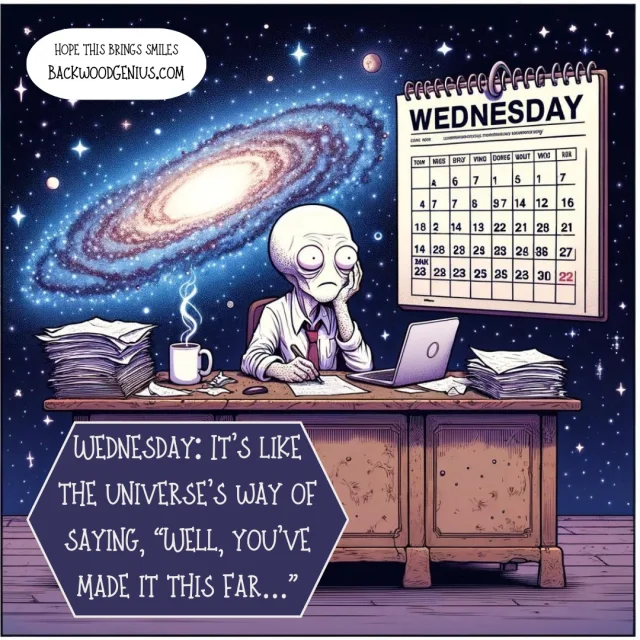 Cosmic Motivation, Courtesy of Wednesday