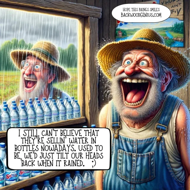 Bottled Rain — BackwoodGenius original illustration