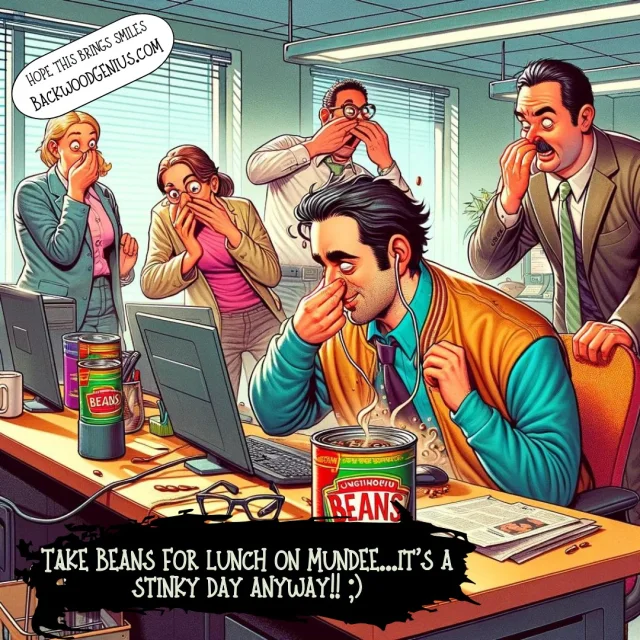 Instant Lunch — BackwoodGenius original illustration
