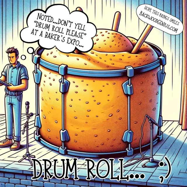 Drum Roll — BackwoodGenius original illustration