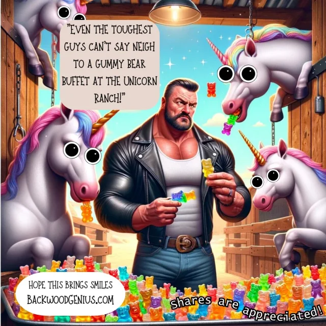 The Unicorn Union — BackwoodGenius original illustration