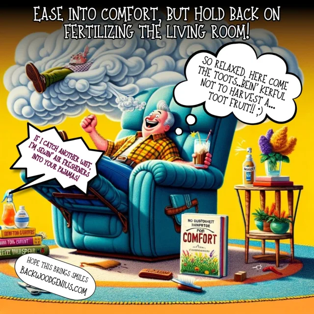Thrilling Living Room — BackwoodGenius original illustration