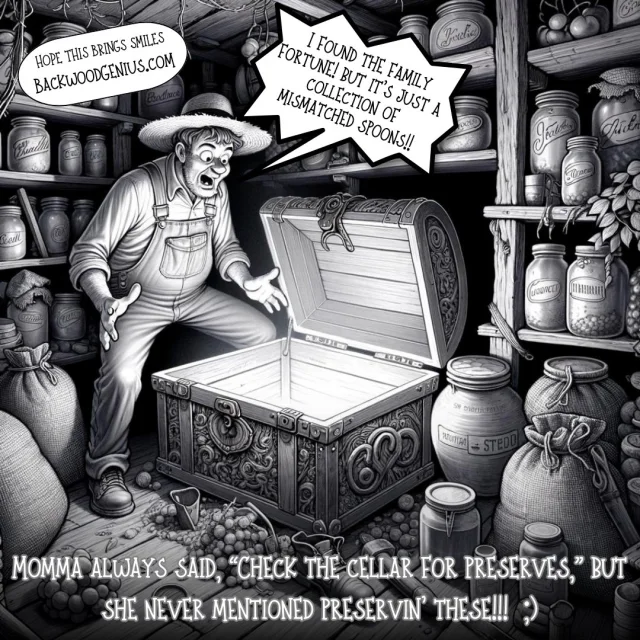 Ice Chest Treasure — BackwoodGenius original illustration