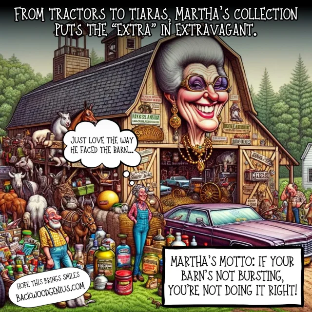 Granny's Collection — BackwoodGenius original illustration