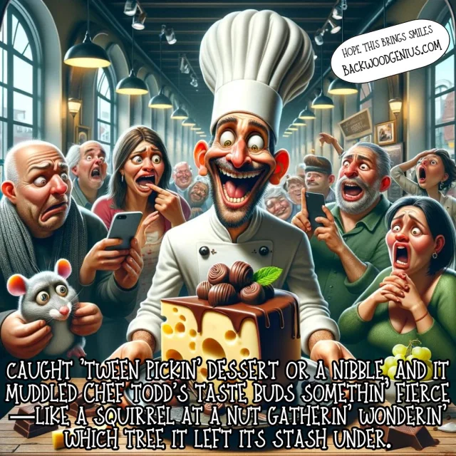 Kitchen Questions — BackwoodGenius original illustration