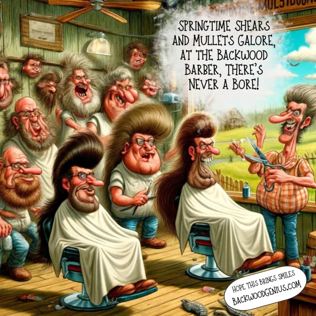 Backwood Barbershop — BackwoodGenius original illustration