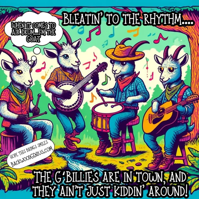 Goat Band — BackwoodGenius original illustration