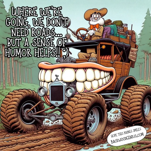 Roadless Adventure — BackwoodGenius original illustration