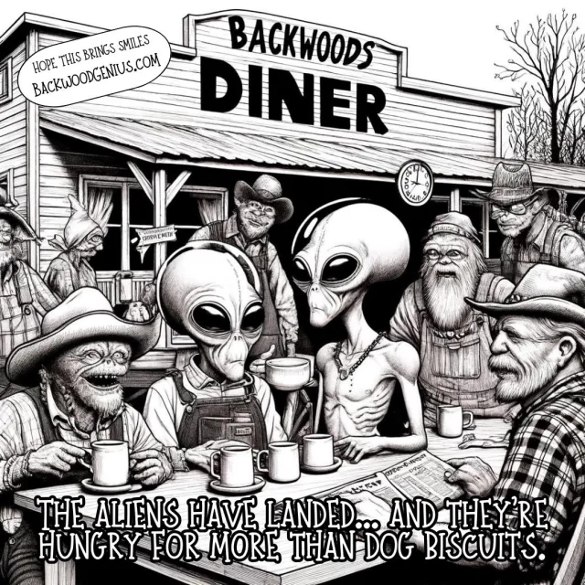 Backwood Diner — BackwoodGenius original illustration