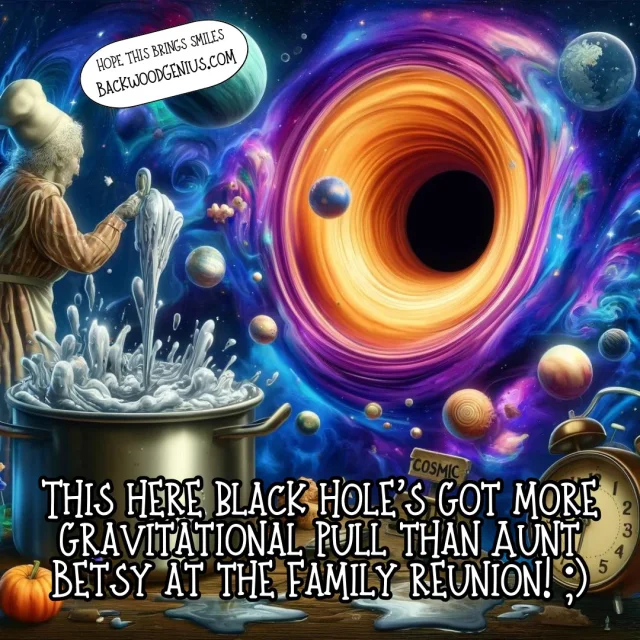 Family Gravity — BackwoodGenius original illustration