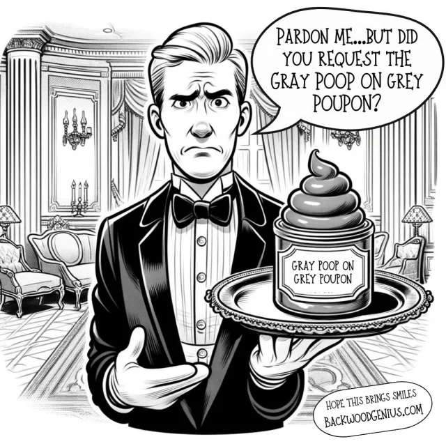 Grey Poupon — BackwoodGenius original illustration