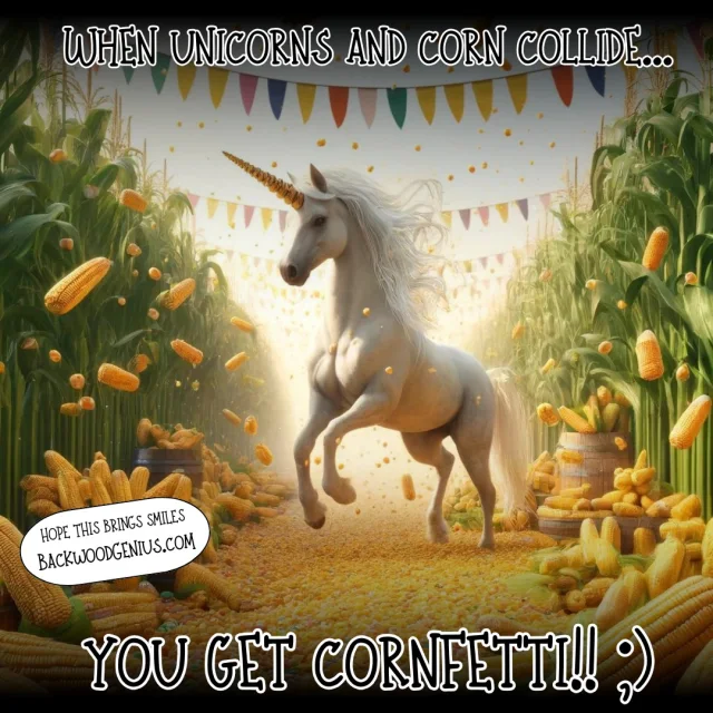 Cornfetti — BackwoodGenius original illustration