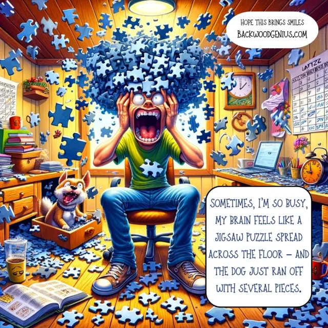 Puzzle Pieces — BackwoodGenius original illustration