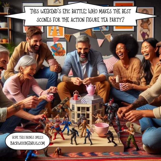 Action Figures — BackwoodGenius original illustration