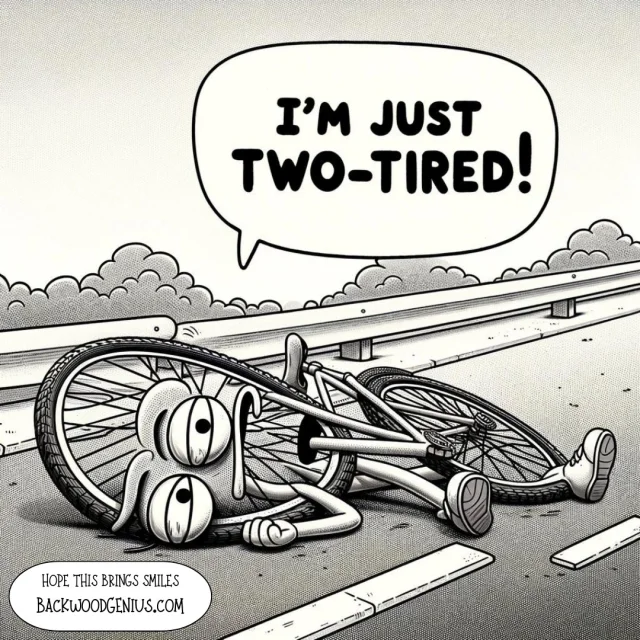 Two-Tired — BackwoodGenius original illustration