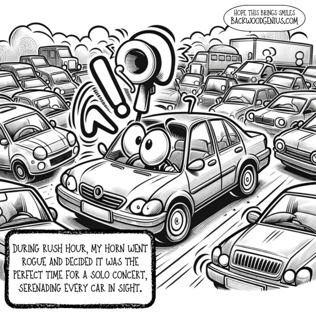 Traffic Question — BackwoodGenius original illustration
